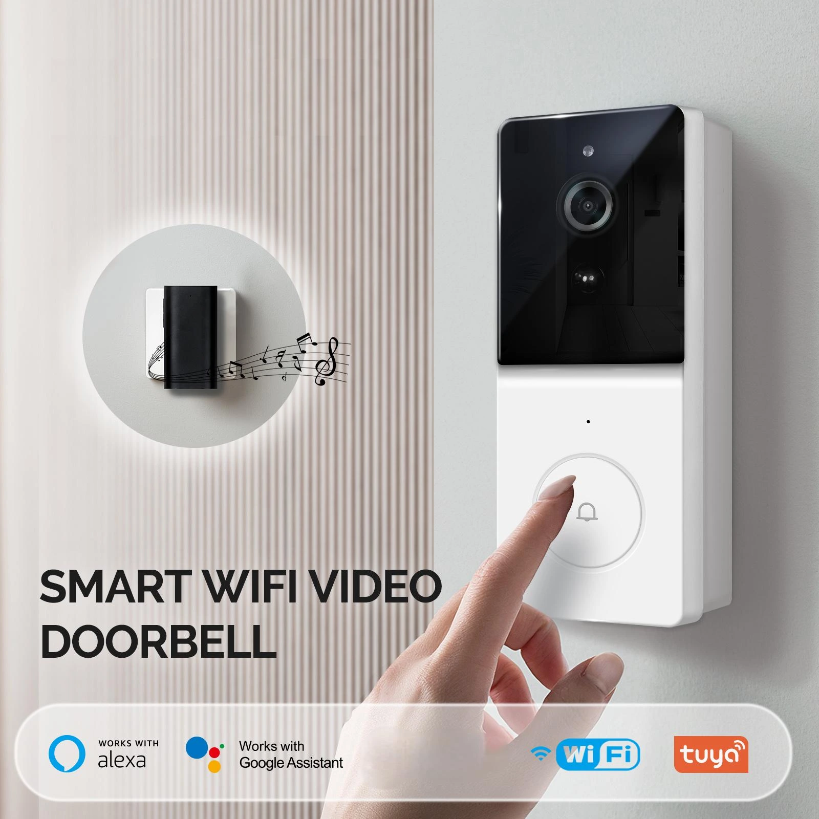 Tuya 1080P WiFi smart video doorbell