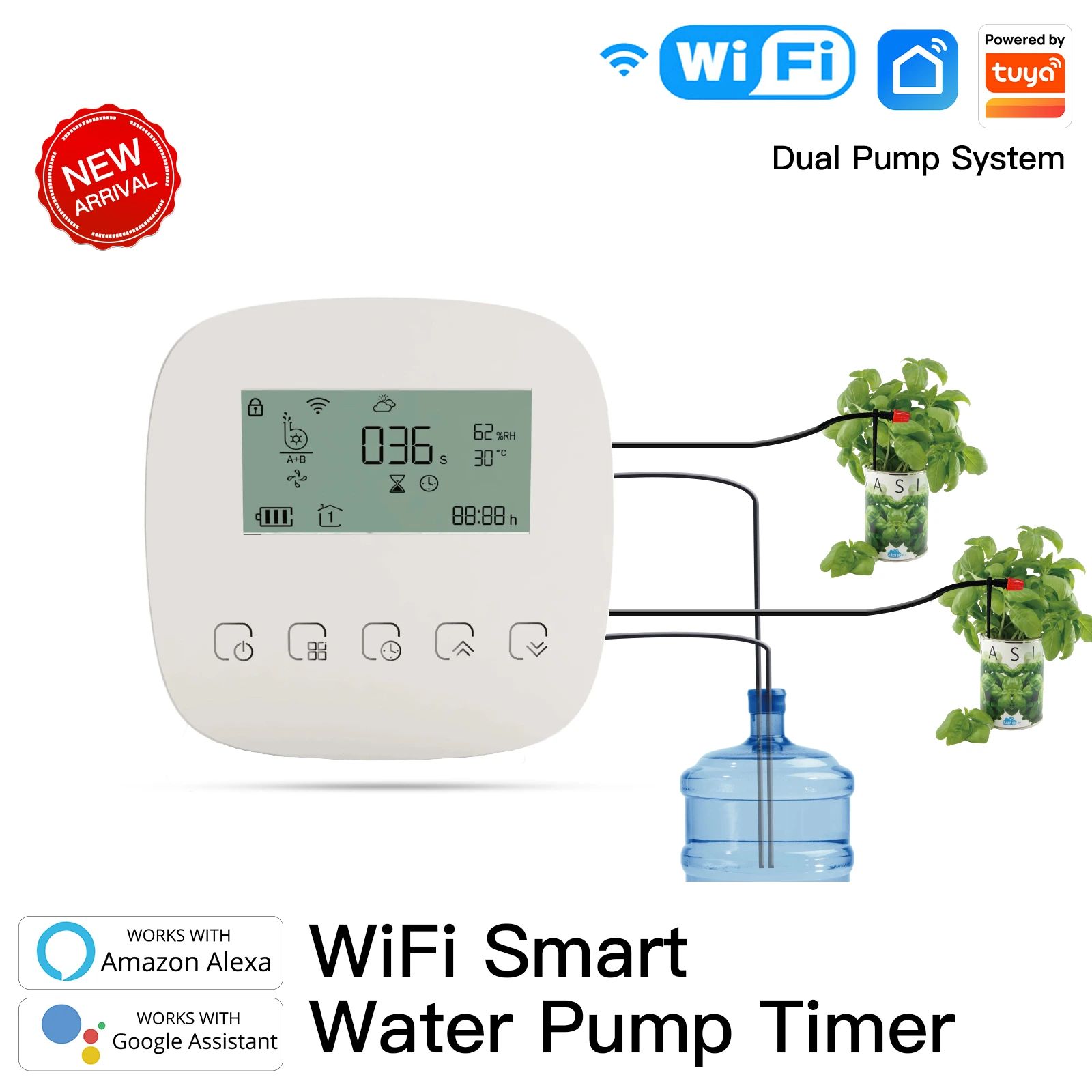 Tuya smart automatic watering system