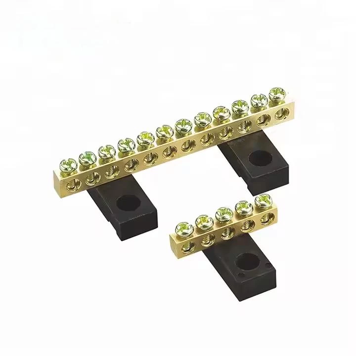 copper grounding terminal bar