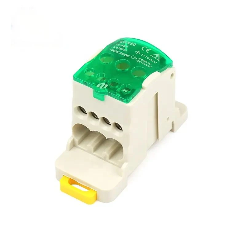 UKK 80A DIN rail unipolar terminal block