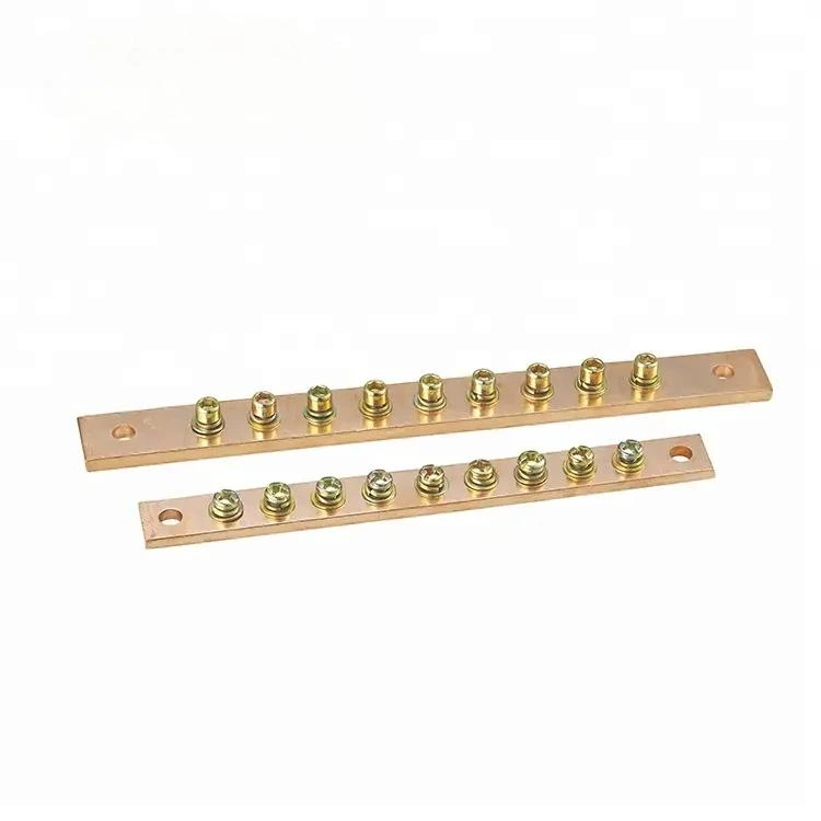 copper brass PCB mount terminal block