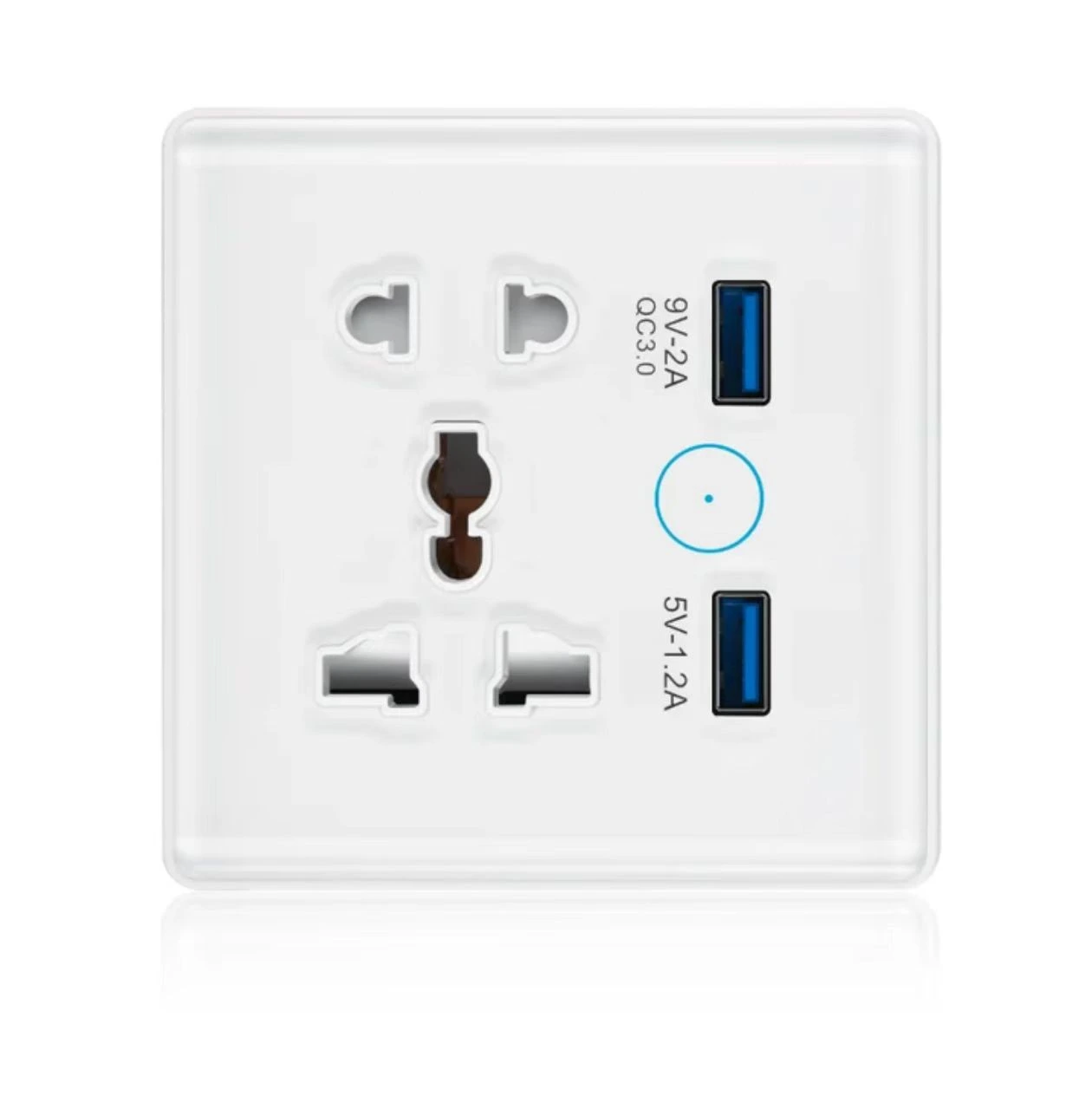 1 gang WiFi Tuya smart wall socket