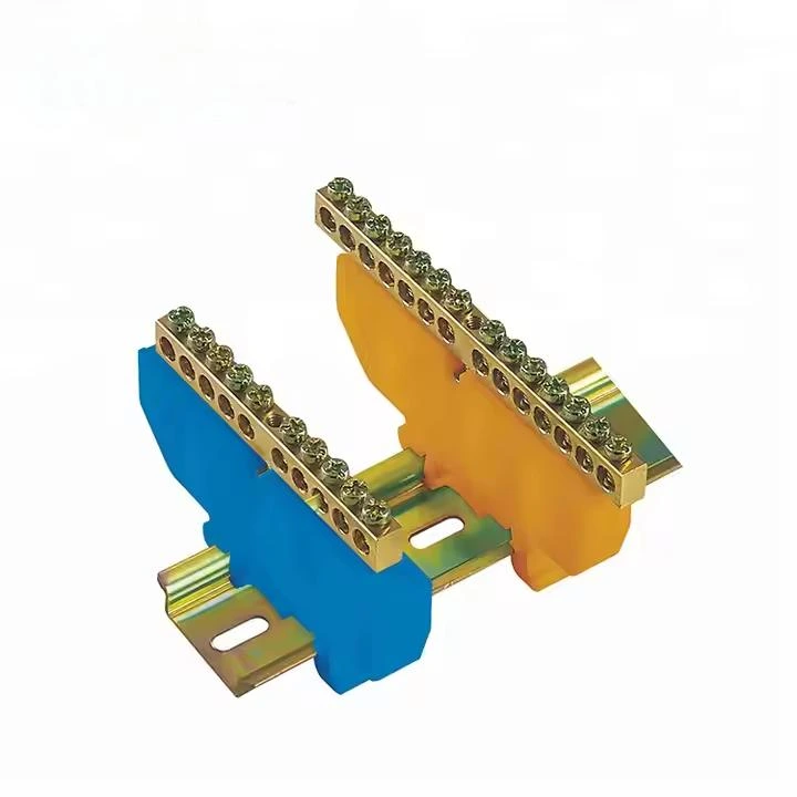 rail mount screw terminal block with plastic base