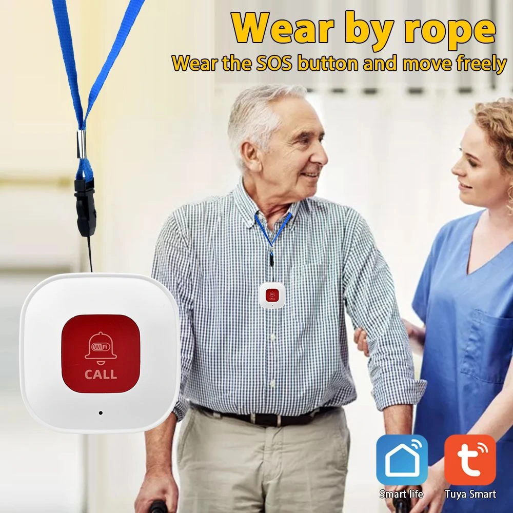 Tuya WiFi smart emergency SOS button