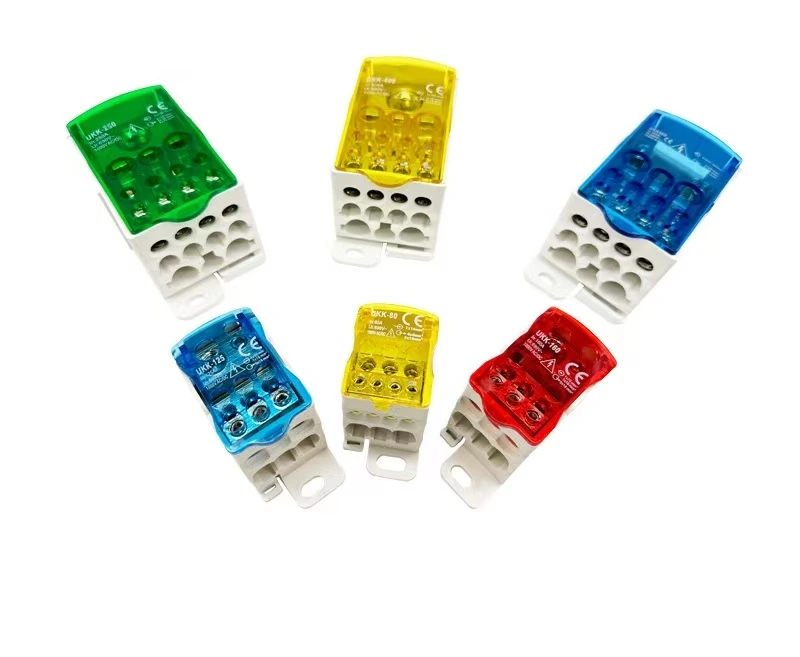 UKK DIN rail unipolar junction box terminal block