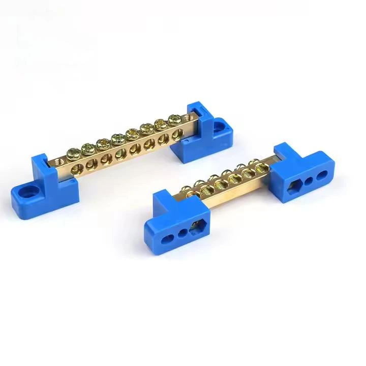 6 way grounding earth terminal block