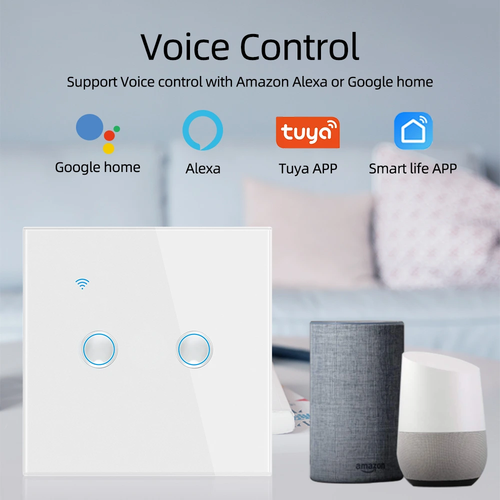 Tuya WiFi Zigbee 1 gang smart light switch