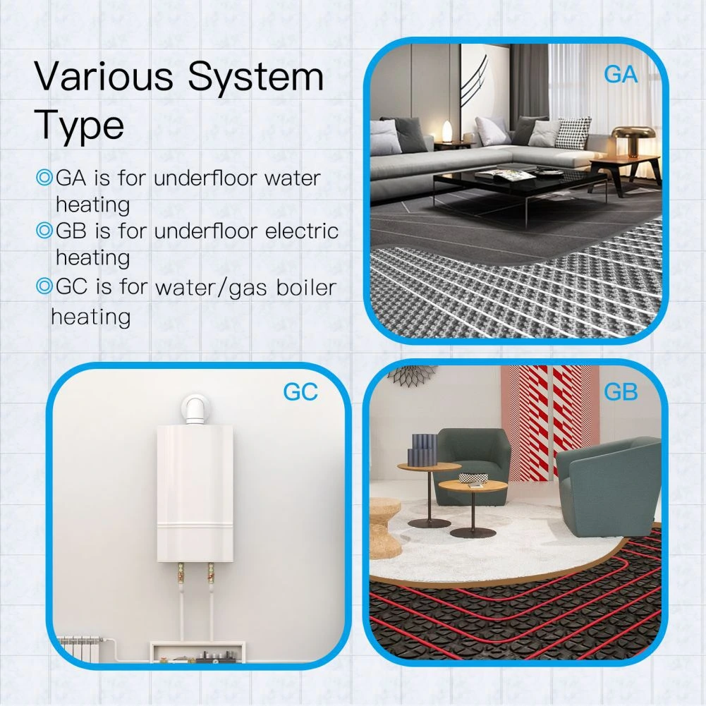 Tuya WiFi digital programmable thermostat